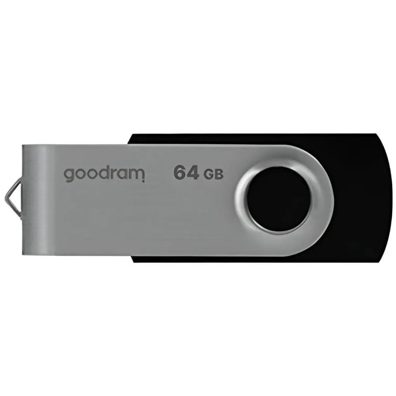 Флеш-накопичувач USB2.0 64GB Goodram UTS2 (Twister) Black (UTS2-0640K0R11)