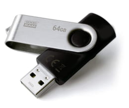 Купить Флеш-накопитель USB 64GB GOODRAM UTS2 (Twister) Black (UTS2-0640K0R11) Флеш-накопитель USB 64GB GOODRAM UTS2 (Twister) Black (UTS2-0640K0R11)