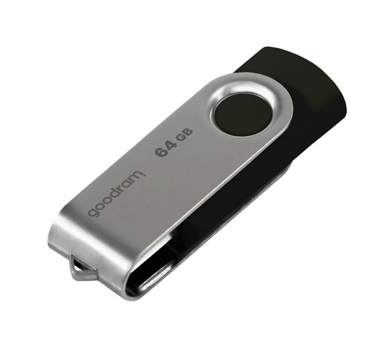 Флеш-накопитель USB3.2 64GB GOODRAM UTS3 (Twister) Black (UTS3-0640K0R11)
