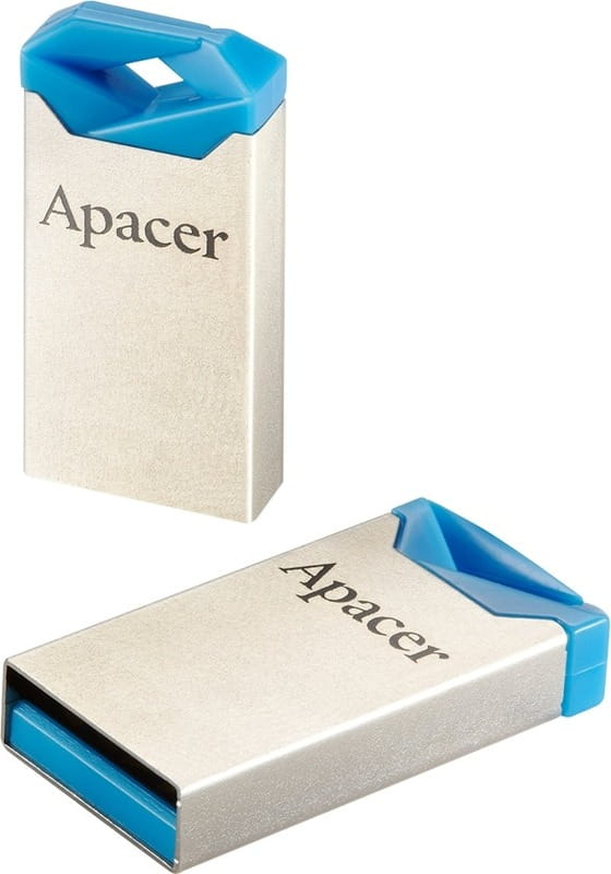 Флеш-накопичувач USB 32GB Apacer AH111 Silver/Blue (AP32GAH111U-1)