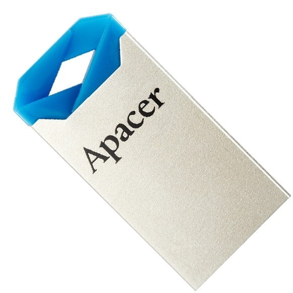 Флеш-накопичувач USB 32GB Apacer AH111 Silver/Blue (AP32GAH111U-1)