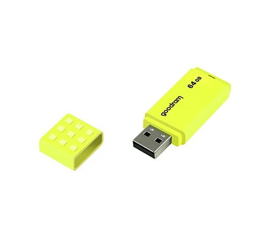 Флеш-накопитель USB2.0 64GB Goodram UME2 Yellow (UME2-0640Y0R11)