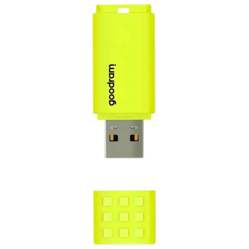 Флеш-накопичувач USB2.0 64GB Goodram UME2 Yellow (UME2-0640Y0R11)