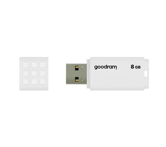 Флеш-накопичувач USB2.0  8GB GOODRAM UME2 White (UME2-0080W0R11)