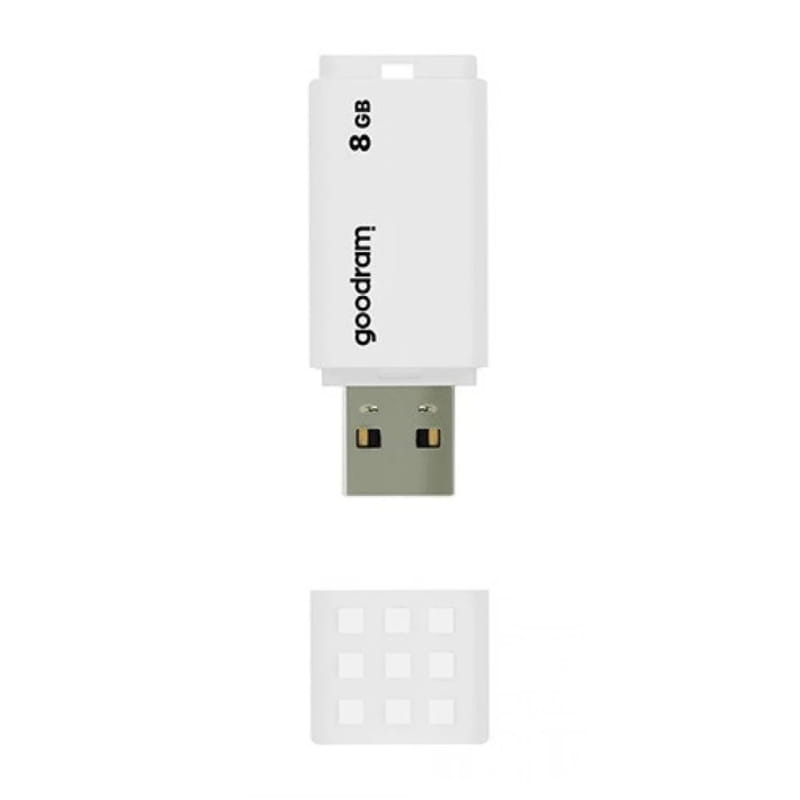 Флеш-накопитель USB2.0  8GB Goodram UME2 White (UME2-0080W0R11)