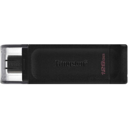 Флеш-накопитель USB3.2 128GB Type-C Kingston DataTraveler 70 Black (DT70/128GB)