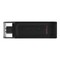 Фото - Флеш-накопичувач USB3.2 128GB Type-C Kingston DataTraveler 70 Black (DT70/128GB) | click.ua
