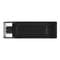 Фото - Флеш-накопитель USB3.2 128GB Type-C Kingston DataTraveler 70 Black (DT70/128GB) | click.ua