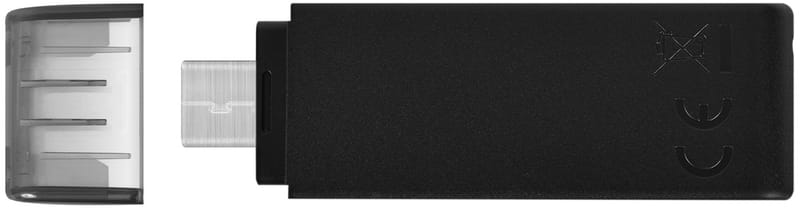 Флеш-накопитель USB3.2 128GB Type-C Kingston DataTraveler 70 Black (DT70/128GB)