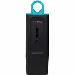 Флеш-накопитель USB3.2 64GB Kingston DataTraveler Exodia Black/Teal (DTX/64GB)