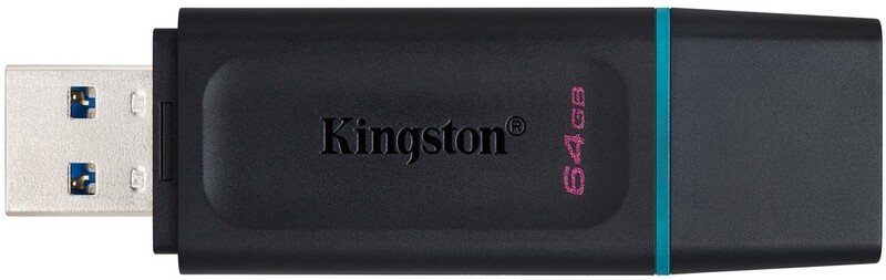 Флеш-накопитель USB3.2 64GB Kingston DataTraveler Exodia Black/Teal (DTX/64GB)