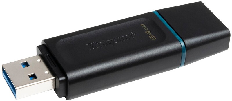 Флеш-накопитель USB3.2 64GB Kingston DataTraveler Exodia Black/Teal (DTX/64GB)