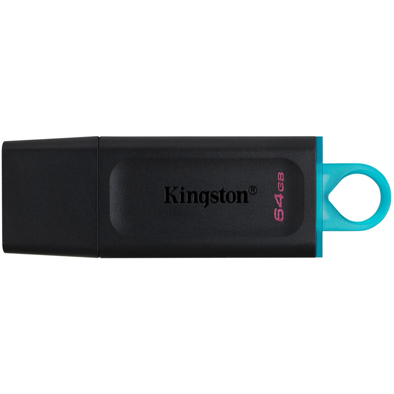 Флеш-накопитель USB3.2 64GB Kingston DataTraveler Exodia Black/Teal (DTX/64GB)