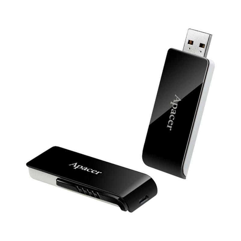 Флеш-накопитель USB3.2 128GB Apacer AH350 Black (AP128GAH350B-1)