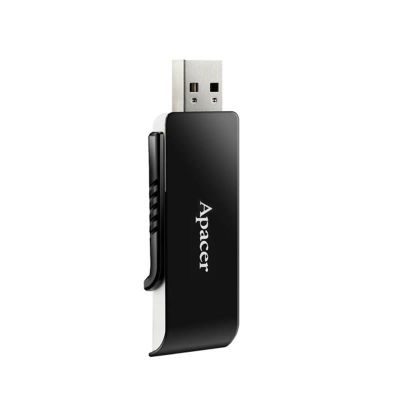 Флеш-накопичувач USB3.2 128GB Apacer AH350 Black (AP128GAH350B-1)