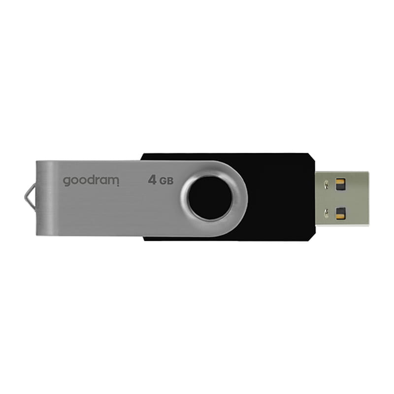 Флеш-накопичувач USB  4GB GOODRAM UTS2 (Twister) Black (UTS2-0040K0R11)