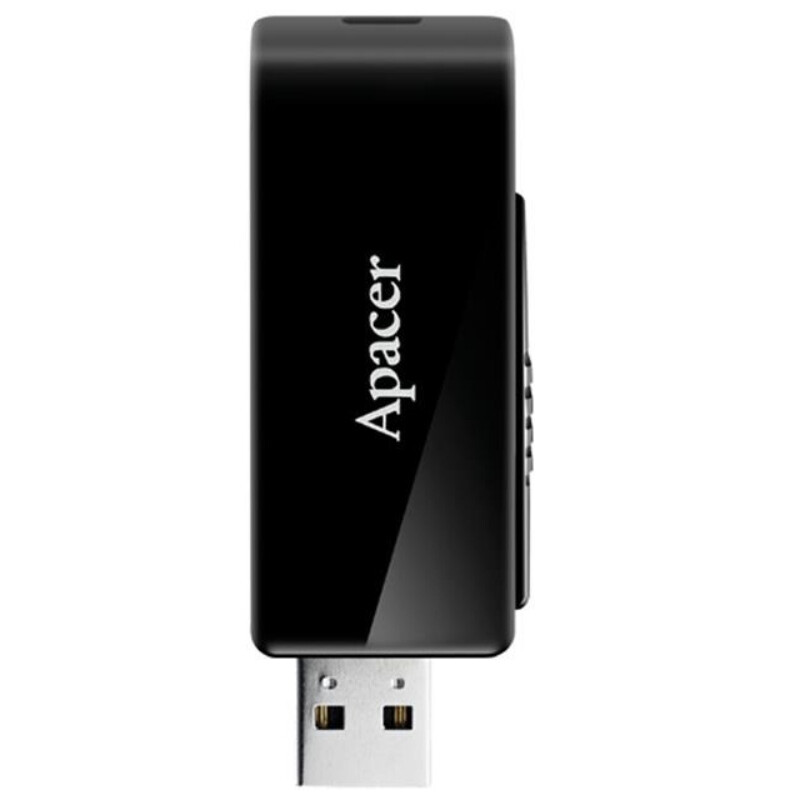 Флеш-накопитель USB3.2 64GB Apacer AH350 Black (AP64GAH350B-1)