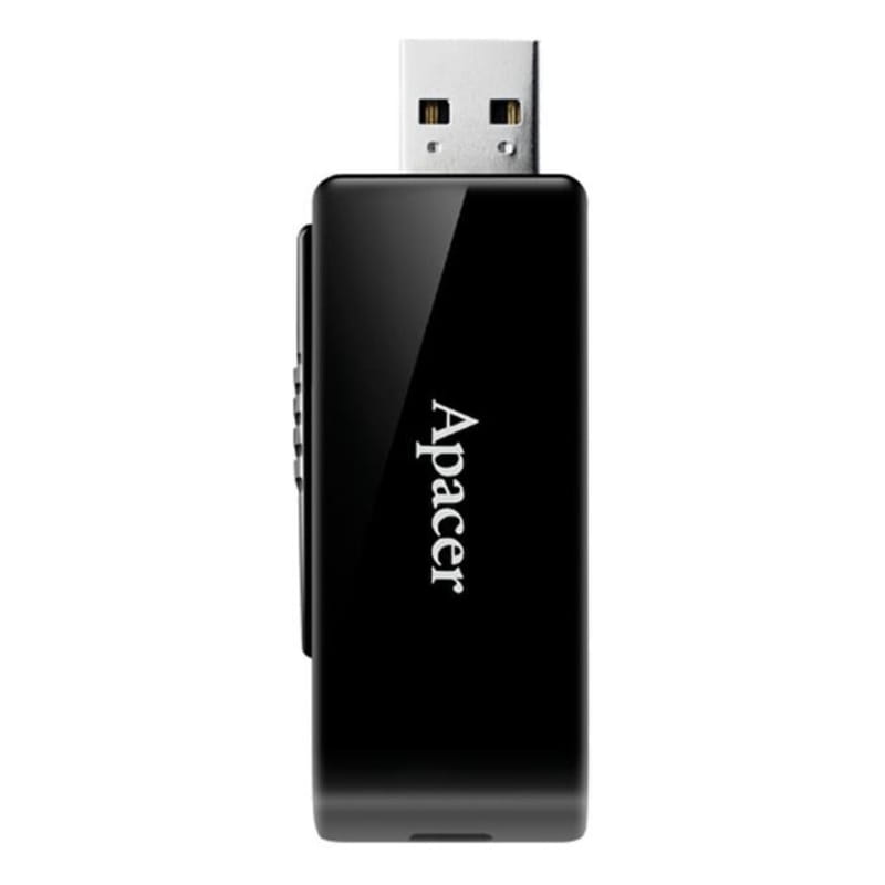 Флеш-накопичувач USB3.2 64GB Apacer AH350 Black (AP64GAH350B-1)