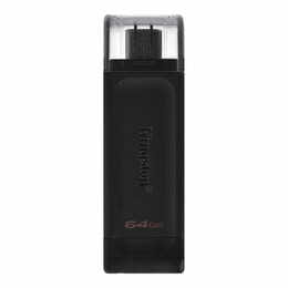 Флеш-накопитель USB3.2 64GB Type-C Kingston DataTraveler 70 Black (DT70/64GB)