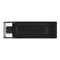 Фото - Флеш-накопичувач USB3.2 64GB Type-C Kingston DataTraveler 70 Black (DT70/64GB) | click.ua