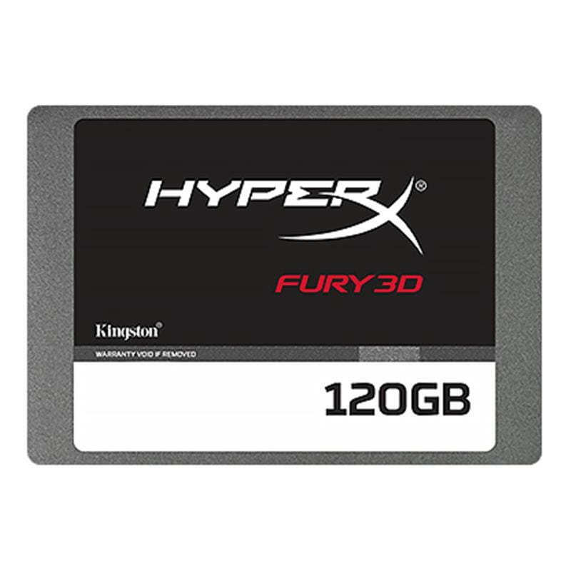 Накопичувач SSD  120GB Kingston HyperX Fury 3D 2.5" SATAIII 3D TLC (KC-S44120-6F)