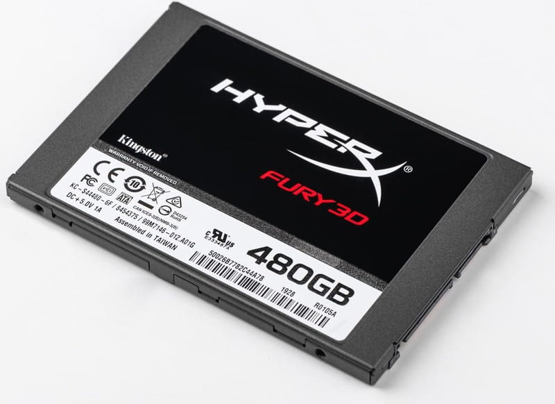 Накопитель SSD  480GB Kingston HyperX Fury 3D 2.5" SATAIII 3D TLC (KC-S44480-6F)