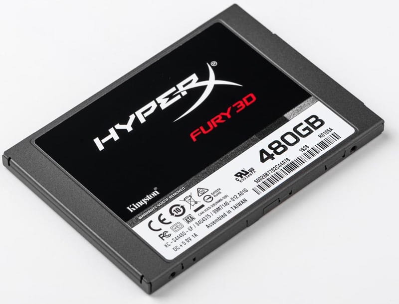 Накопитель SSD  480GB Kingston HyperX Fury 3D 2.5" SATAIII 3D TLC (KC-S44480-6F)