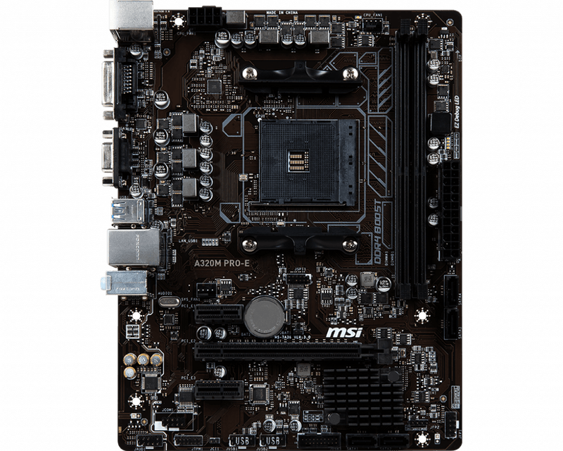 MSI A320M PRO-E Socket AM4