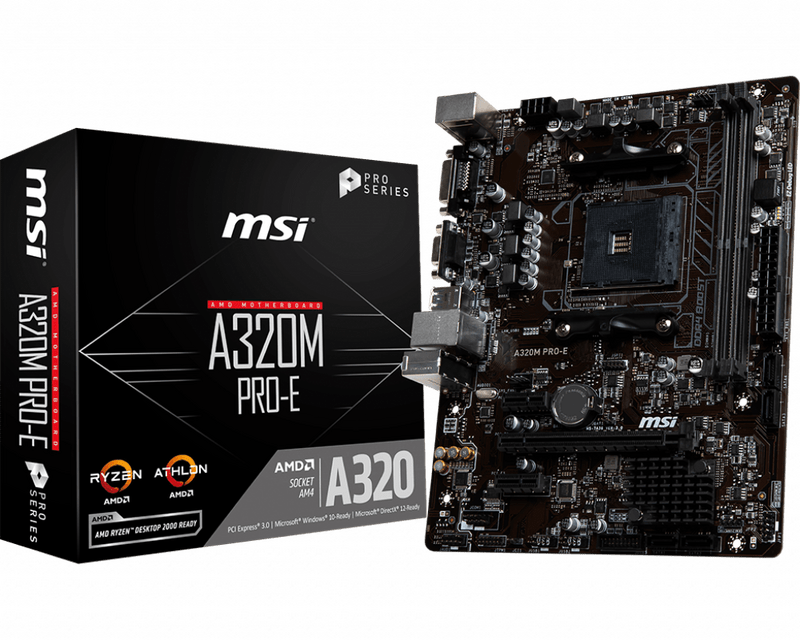 MSI A320M PRO-E Socket AM4