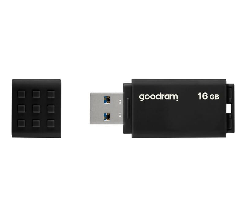 Флеш-накопитель USB3.2 16GB Goodram UME3 Black (UME3-0160K0R11)