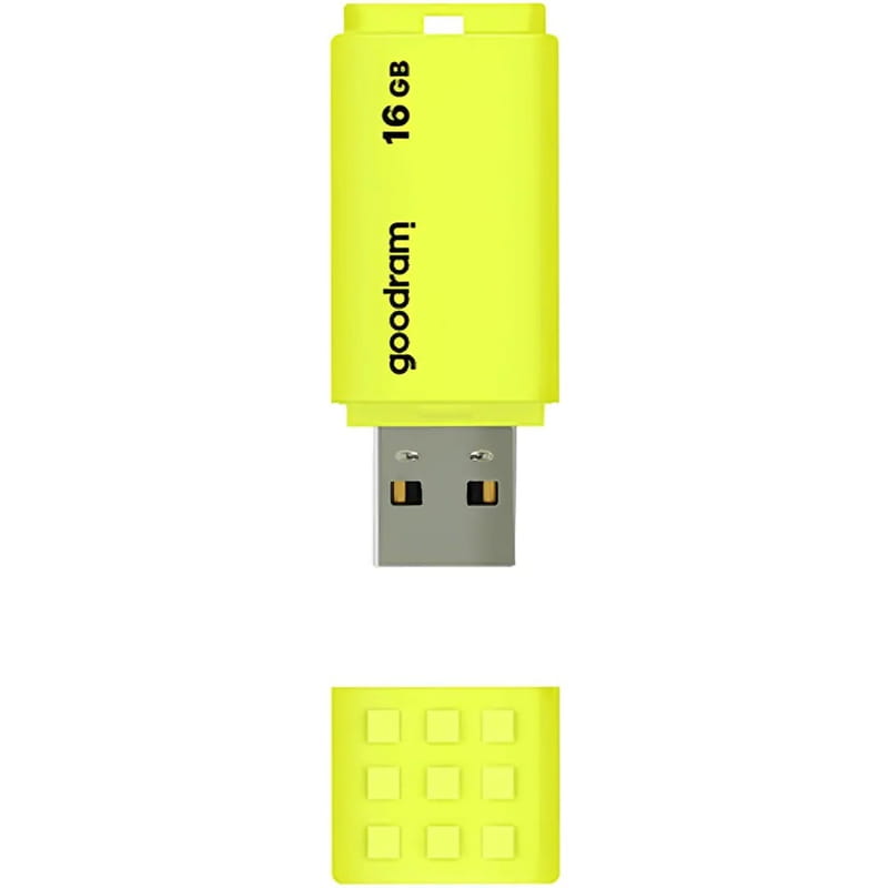 Флеш-накопичувач USB2.0 16GB Goodram UME2 Yellow (UME2-0160Y0R11)