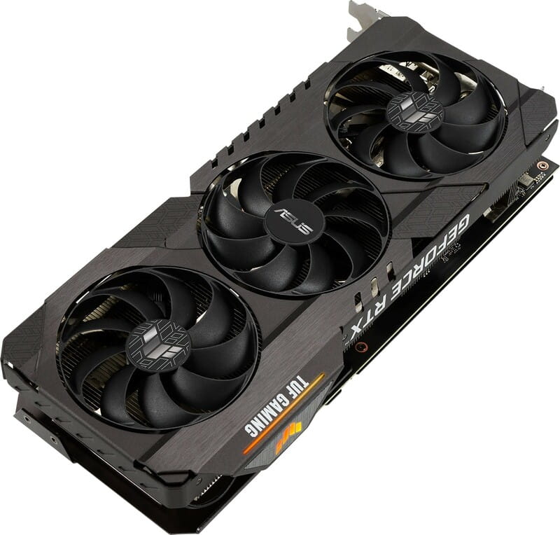 Видеокарта GF RTX 3070 8GB GDDR6 TUF Gaming V2 OC Asus (TUF-RTX3070-O8G-V2-GAMING) (LHR)