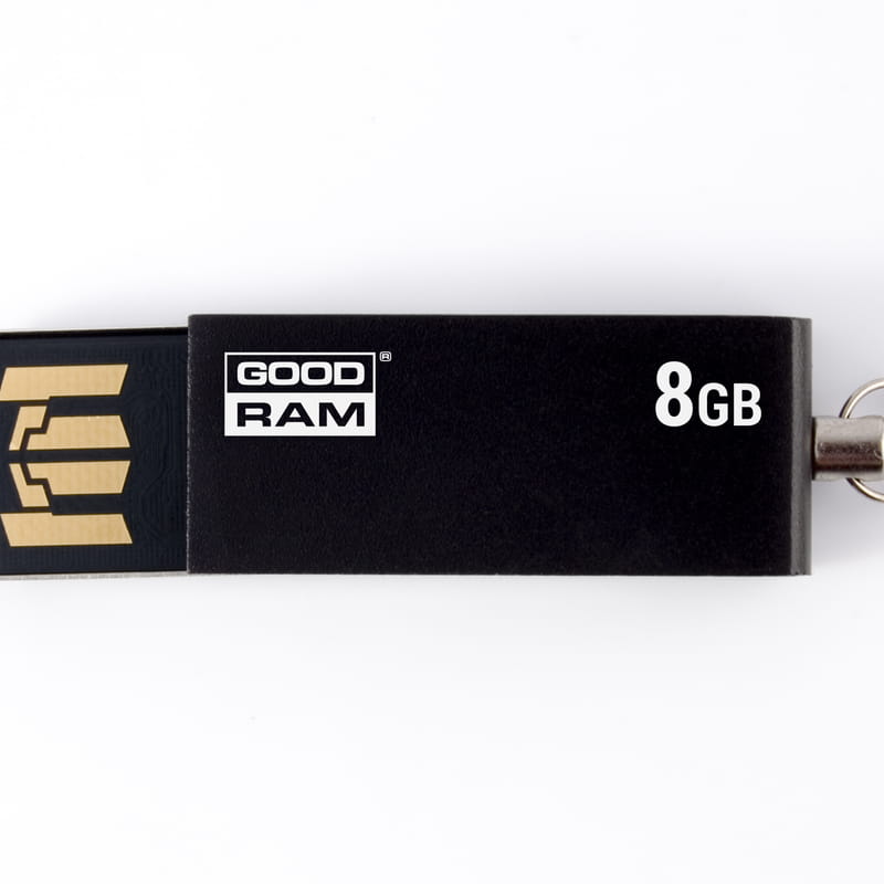 Флеш-накопичувач USB  8GB GOODRAM UCU2 (Cube) Black (UCU2-0080K0R11)