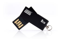 Флеш-накопичувач USB  8GB GOODRAM UCU2 (Cube) Black (UCU2-0080K0R11)
