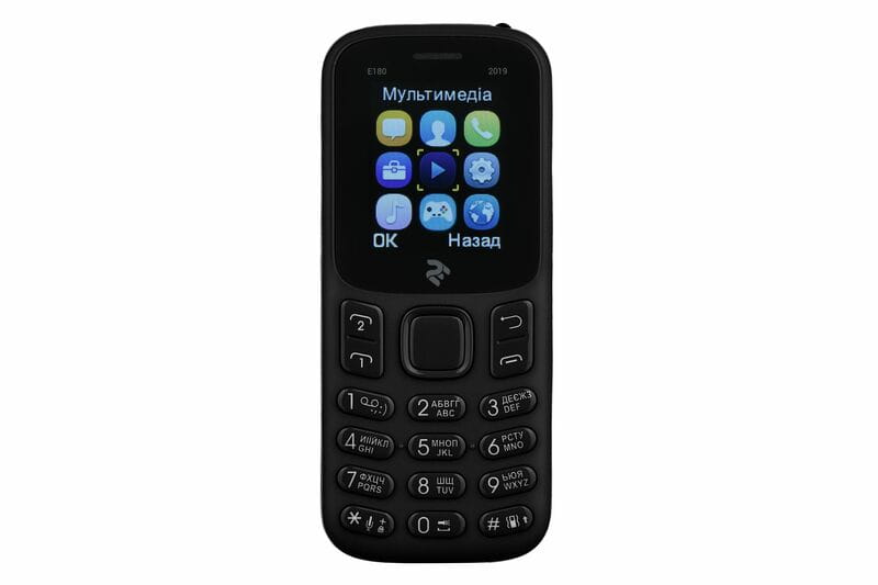 Мобильный телефон 2E E180 2019 Dual Sim Black (680576170033)