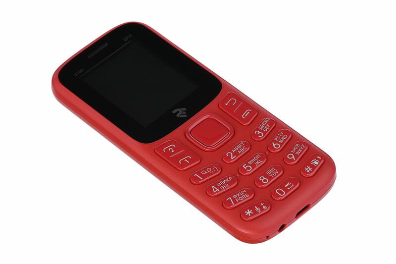 Мобильный телефон 2E E180 2019 Dual Sim Red (680576170057)