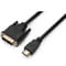 Фото - Кабель Prologix Premium HDMI - DVI V 1.3 (M/M), Single Link, 18+1, 0.5 м, Black (PR-HDMI-DVI-P-01-30-05m) | click.ua
