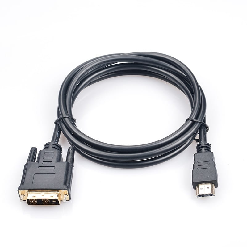 Кабель Prologix Premium HDMI - DVI V 1.3 (M/M), Single Link, 18+1, 1.8 м, Black (PR-HDMI-DVI-P-01-30-18m)