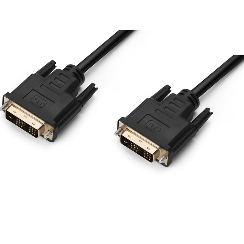 Кабель Prologix DVI - DVI (M/M), Single link,18+1, 1.8 м, Black (PR-DVI-DVI-P-05-28-18m)