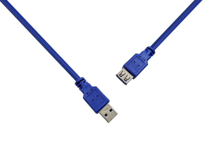 Кабель ProLogix USB - USB V 3.0 (M/F), 3 м, синій (PR-USB-P-11-30-3m)