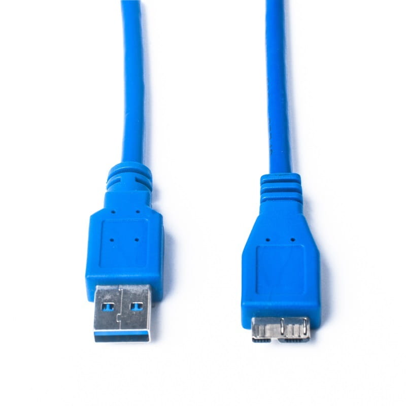 Кабель ProLogix USB - micro USB Type-B V 3.0 (M/M), 0.5 м, синий (PR-USB-P-12-30-05m)