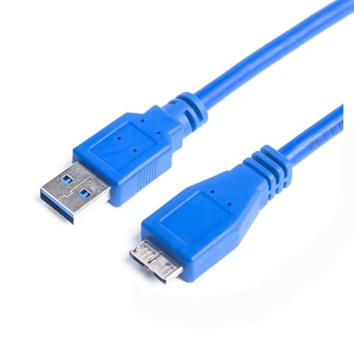 Фото - Кабель PrologiX   USB - micro USB Type-B V 3.0 , 0.5 м, синій (PR-USB-P (M/M)