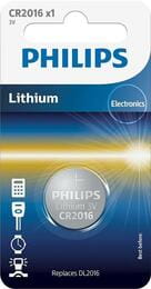 Батарейка Philips Lithium CR 2016 BL 1шт