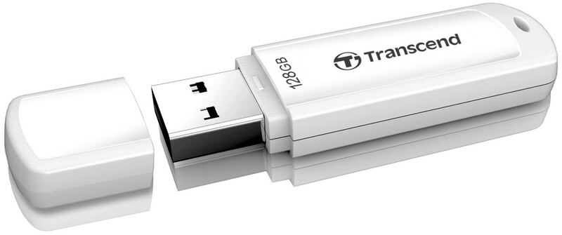 Флеш-накопитель USB3.1 128GB Transcend JetFlash 730 White (TS128GJF730)