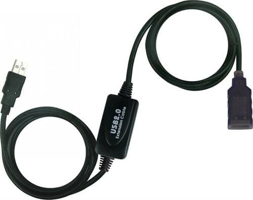 Фото - Кабель Viewcon   USB - USB , активний подовжувач, 25 м, чорний (VV043-2 (M/F)