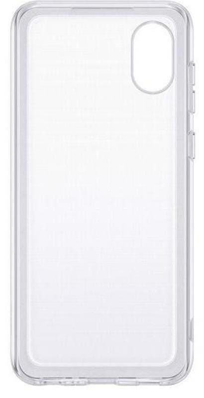 Чехол-накладка Samsung Soft Clear Cover для Samsung Galaxy A03 Core SM-A032 Transparent (EF-QA032TTEGRU)