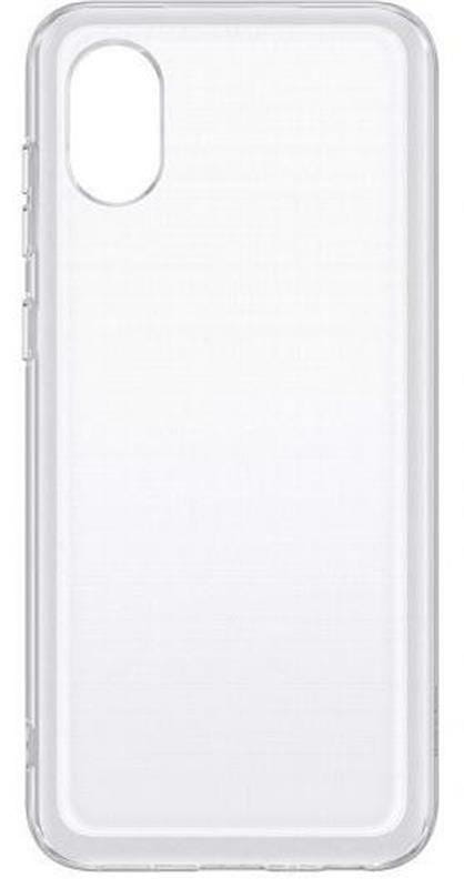 Чехол-накладка Samsung Soft Clear Cover для Samsung Galaxy A03 Core SM-A032 Transparent (EF-QA032TTEGRU)