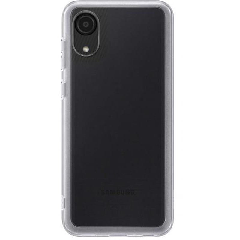 Чехол-накладка Samsung Soft Clear Cover для Samsung Galaxy A03 Core SM-A032 Transparent (EF-QA032TTEGRU)