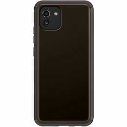 Чехол-накладка Samsung Soft Clear Cover для Samsung Galaxy A03 SM-A035 Black (EF-QA035TBEGRU)