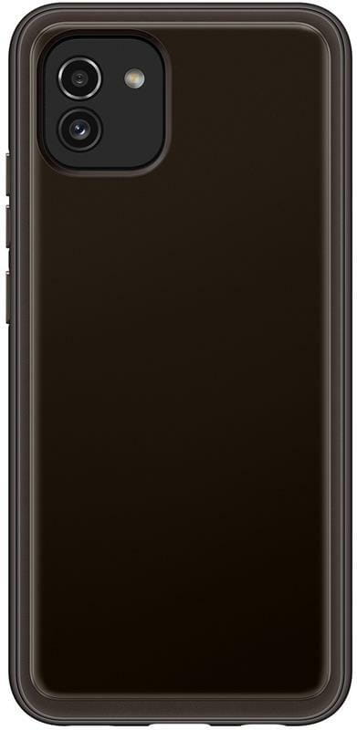 Чохол-накладка Samsung Soft Clear Cover для Samsung Galaxy A03 SM-A035 Black (EF-QA035TBEGRU)